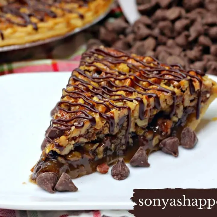easy chocolate turtle pie