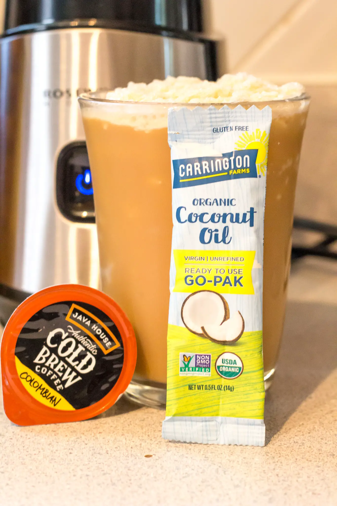 Caramel Coconut Iced Coffee Recipe