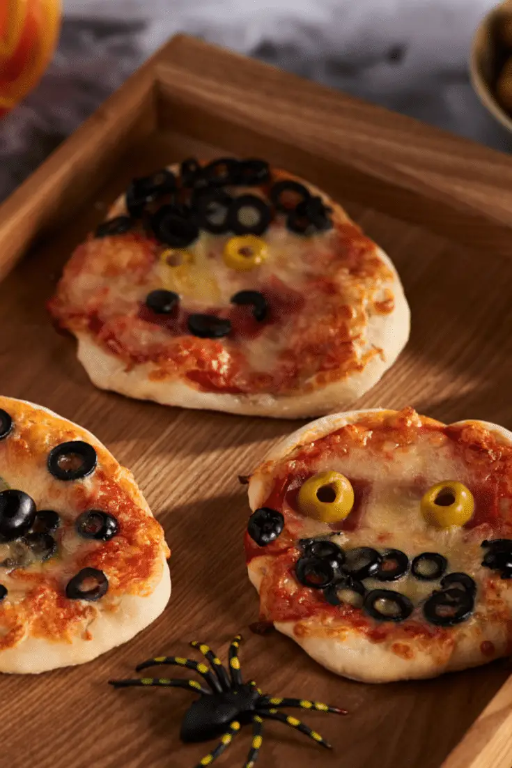Halloween Mini Pizzas Recipe