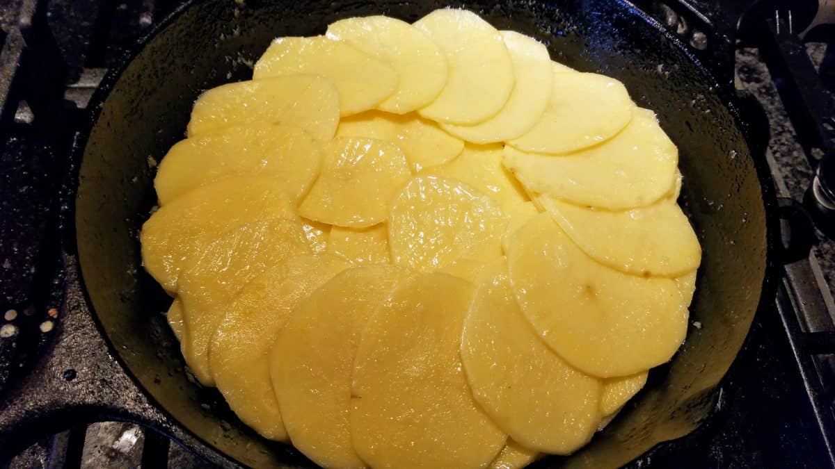 make ahead side dish, make ahead potato dish, potatoes anna