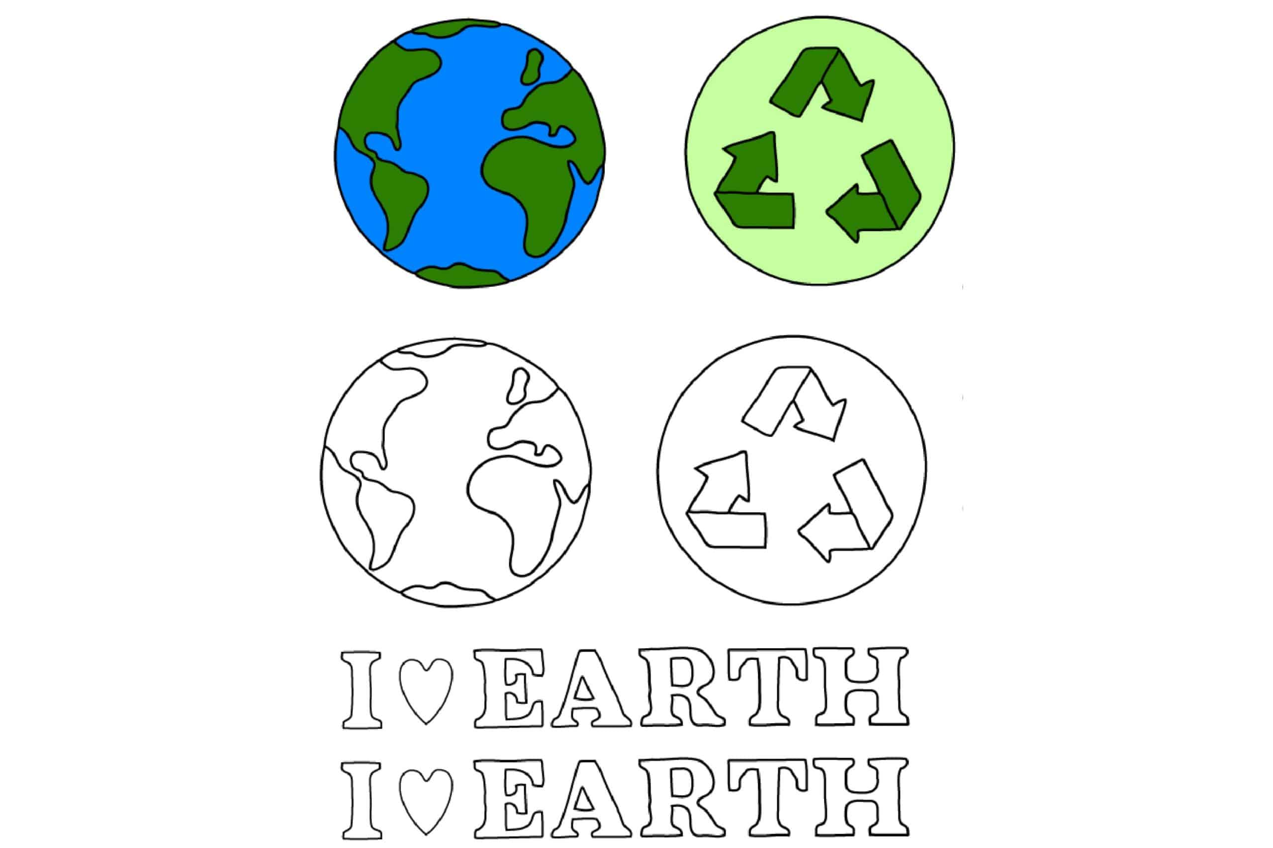 Printable Earth Day Activity Pack for Preschoolers