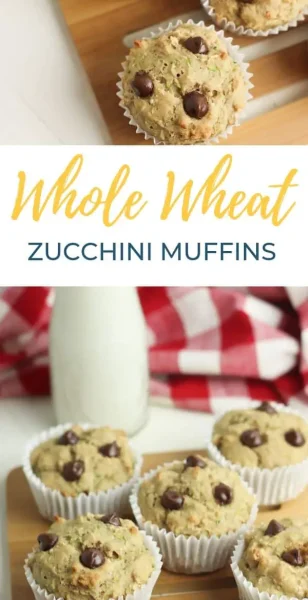 Whole Wheat Zucchini Muffins