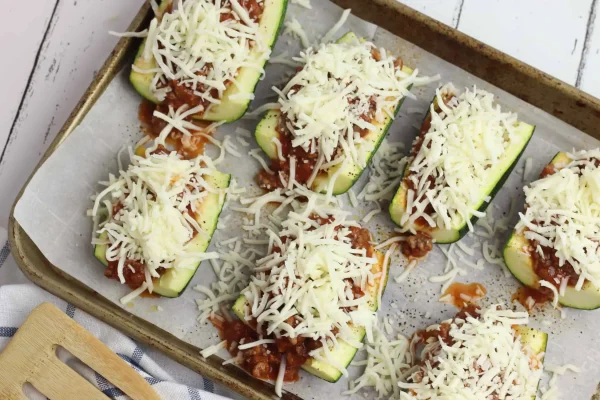 Pizza Stuffed Zucchini