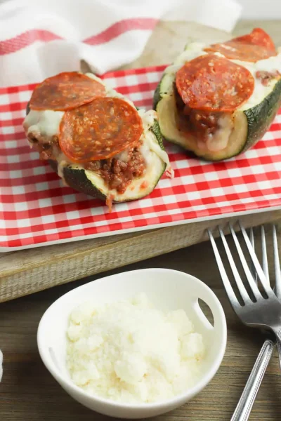 Pizza Stuffed Zucchini