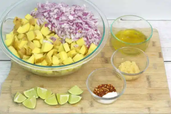 Grilled Cuban Mojo Potatoes
