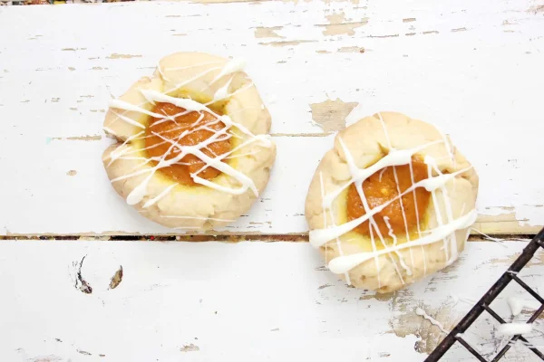 Pumpkin Cheesecake Thumbprint Cookies