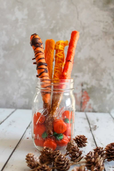 Fall Pretzel Rods