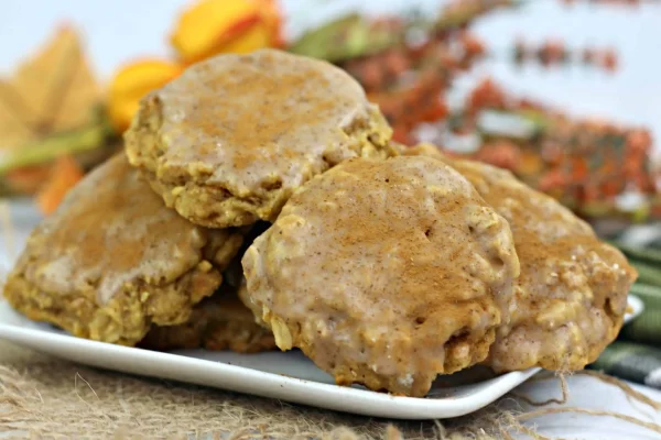 pumpkin oatmeal cookies