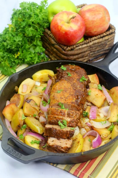 pork and apple bake