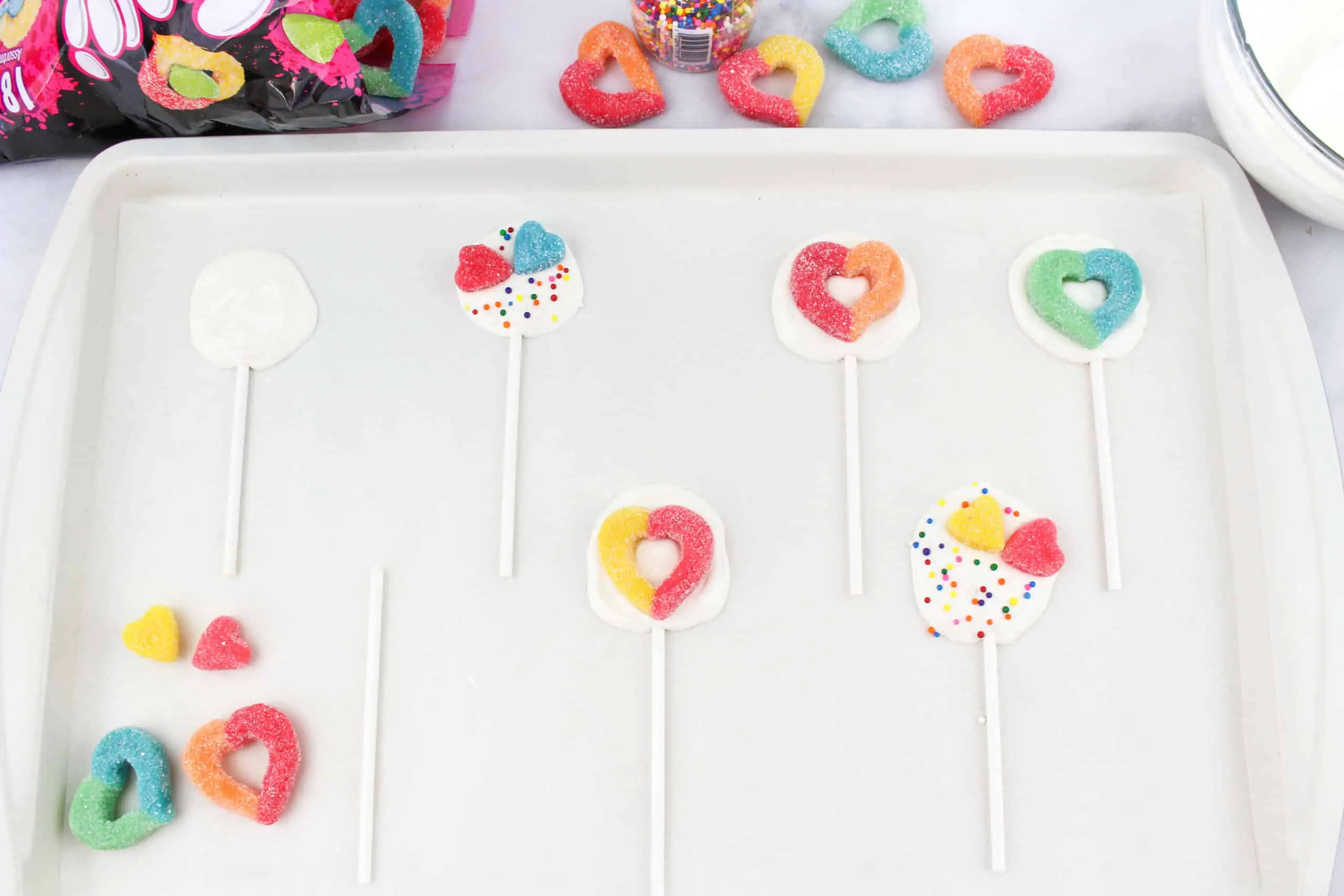 Valentine's Day Chocolate Lollypops