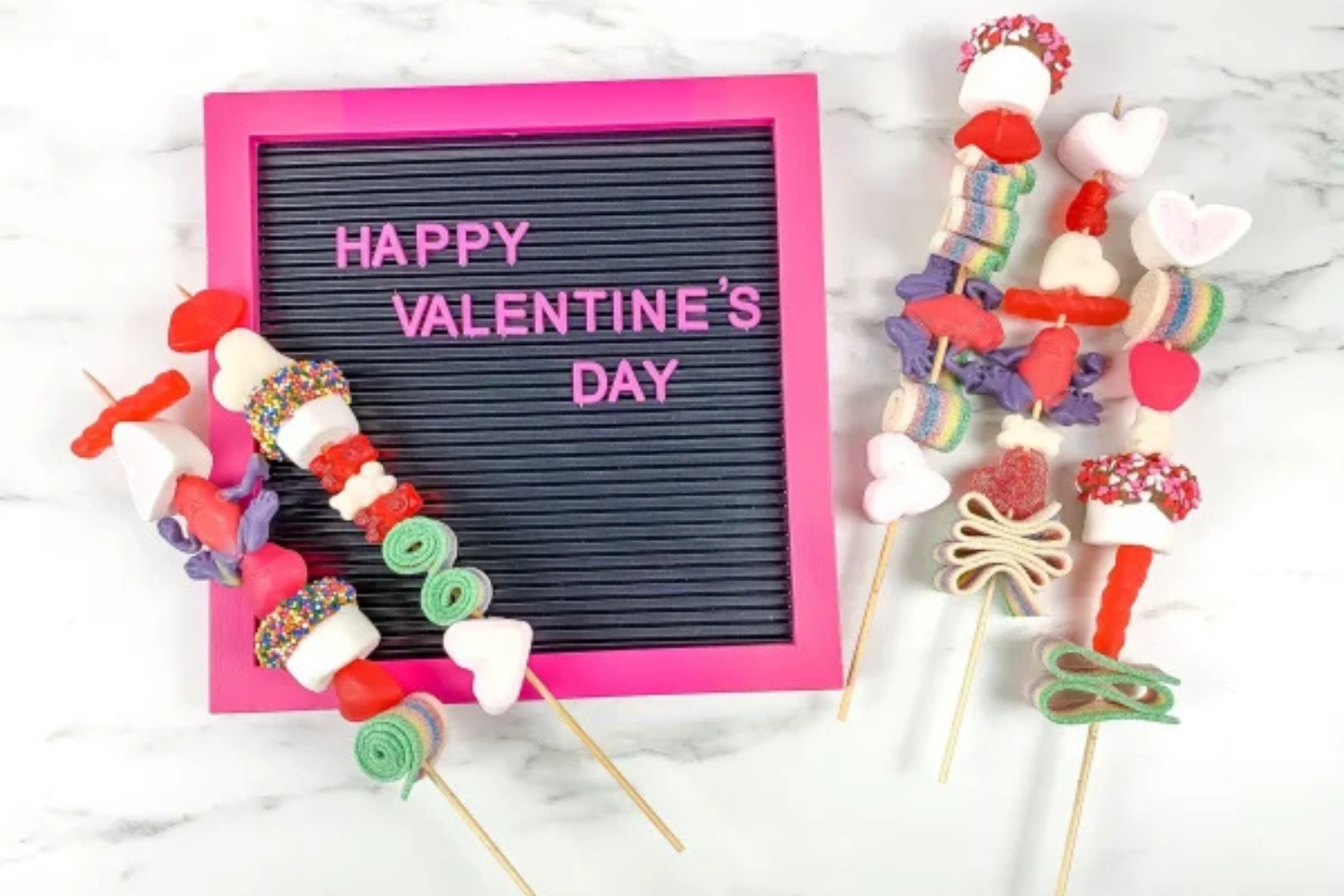 Valentine’s Day Candy Kabobs