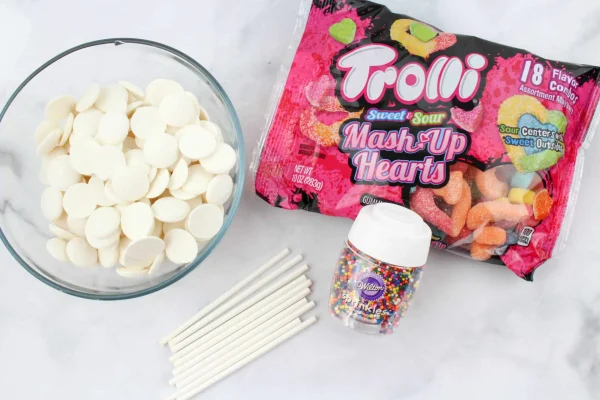 Valentine's Day Chocolate Lollypops