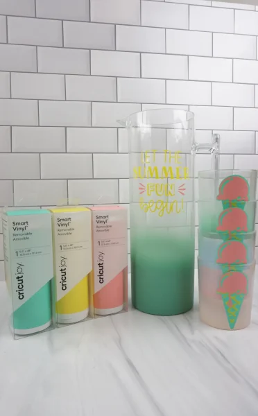 Entertaining set using Cricut Joy