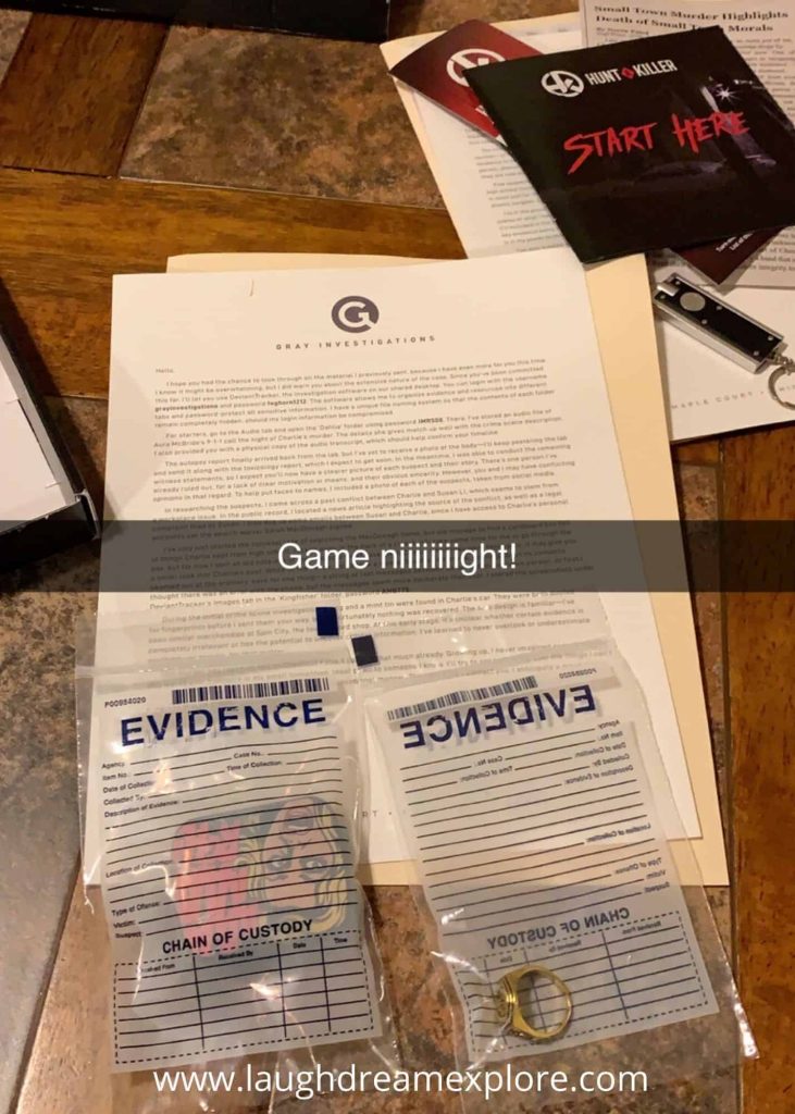 Hunt A Killer Review for Game Nights