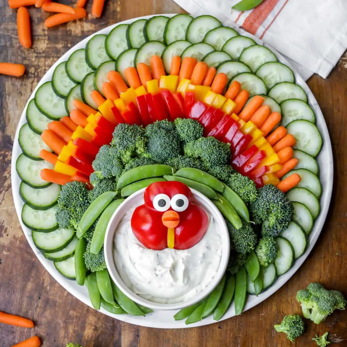 thanksgiving veggie tray