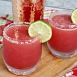 super easy watermelon margarita, mixed drink