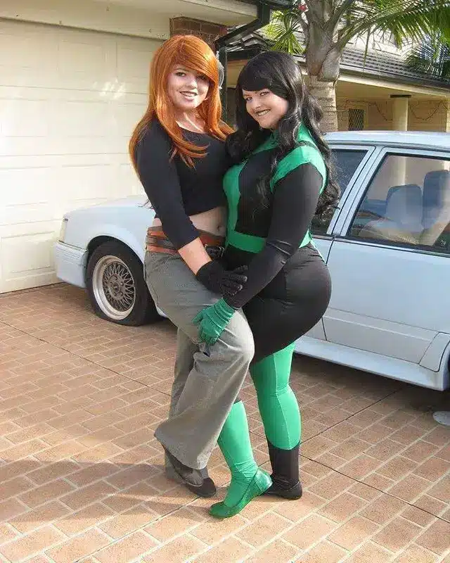 Kim Possible and Shego halloween costumes