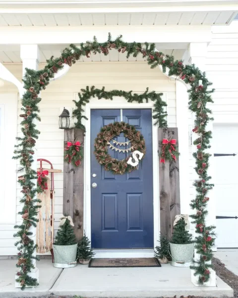 Suburban Rustic Porch