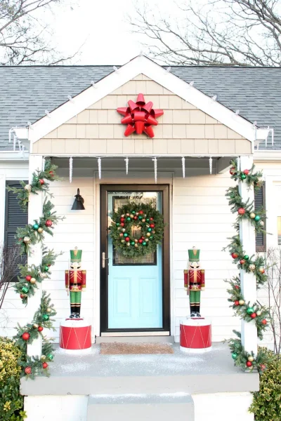 Decorate your porch with nutcrackers