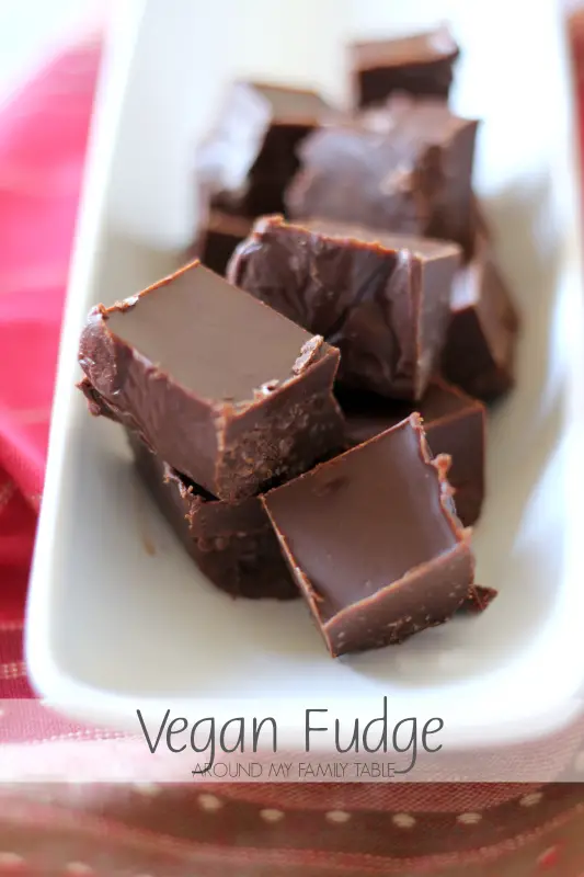 vegan chocolate fudge