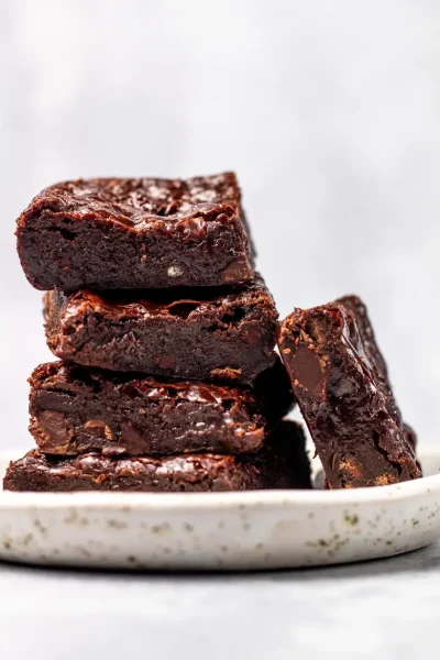 Recipe for vegan fudgey brownies