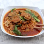 vegan korean noodle soup