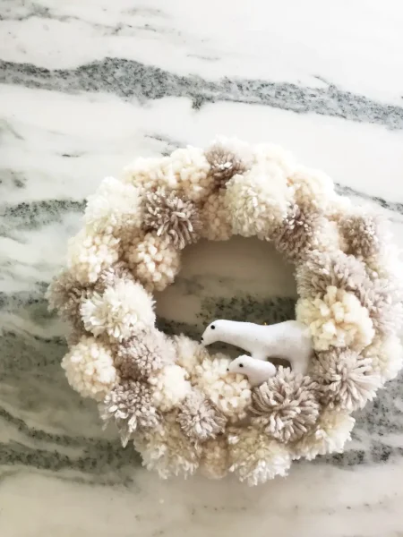 Winter wreath tutorial