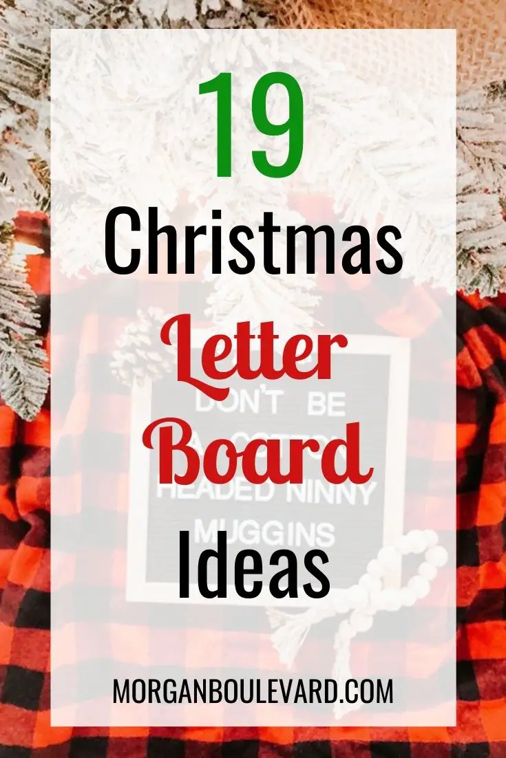 19 Christmas Letter Board Ideas Perfect For The Holidays