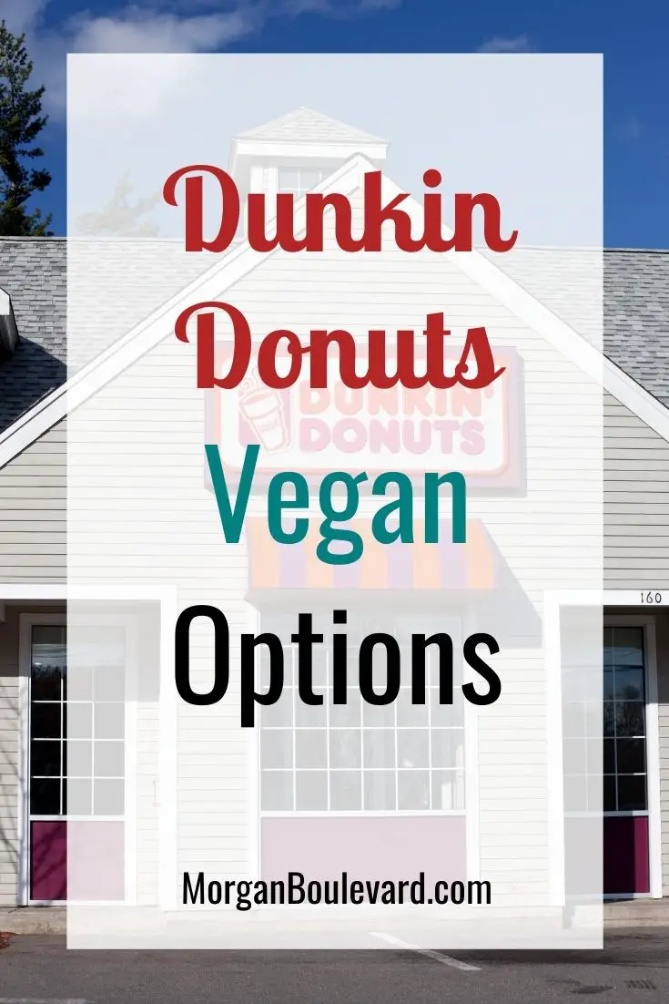 Vegan Options At Dunkin Donuts
