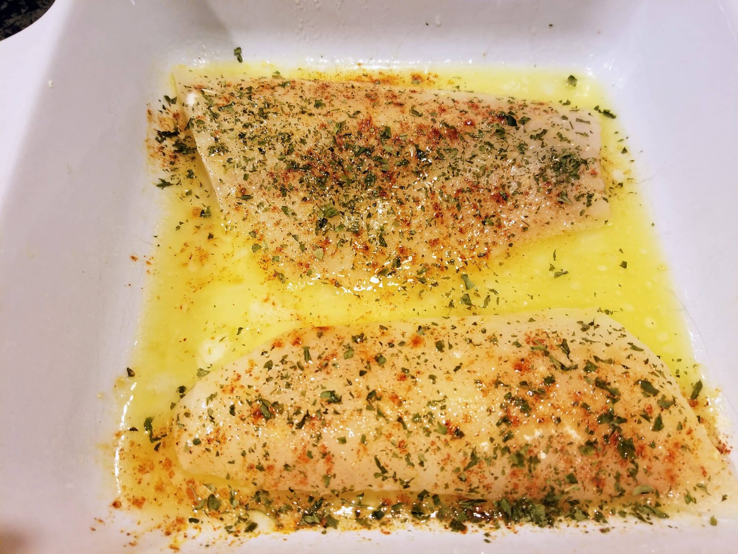 buttr baked cod