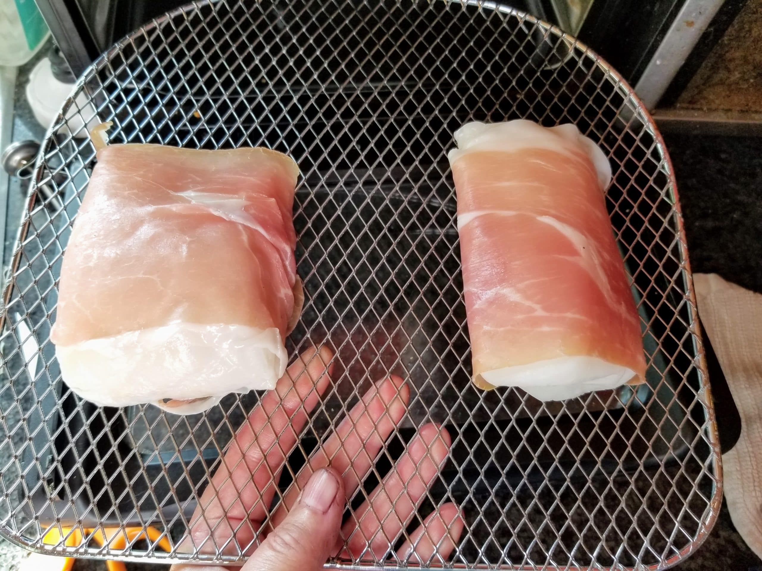 prosciutto wrapped chilean sea bass
