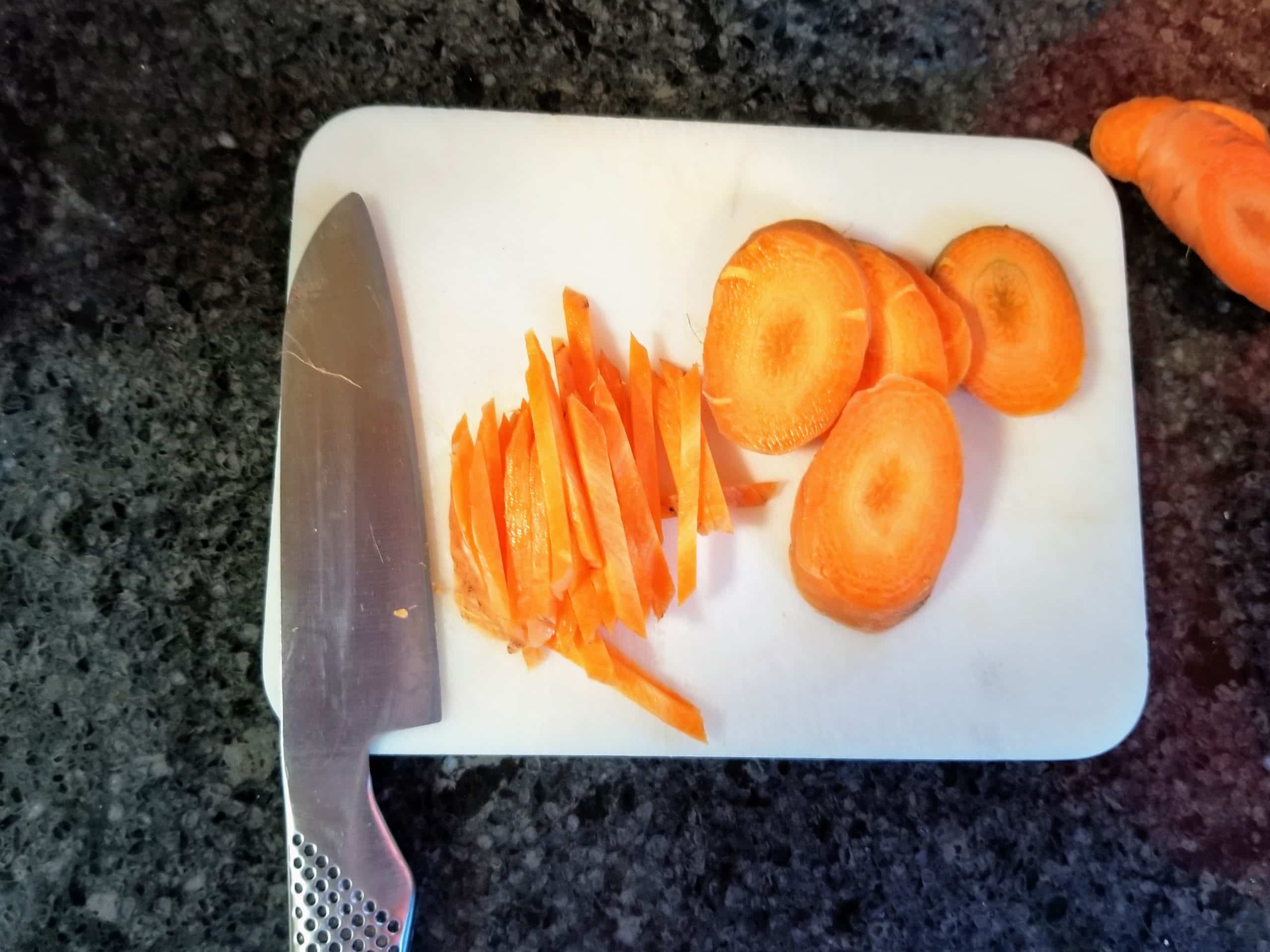 cut carrots