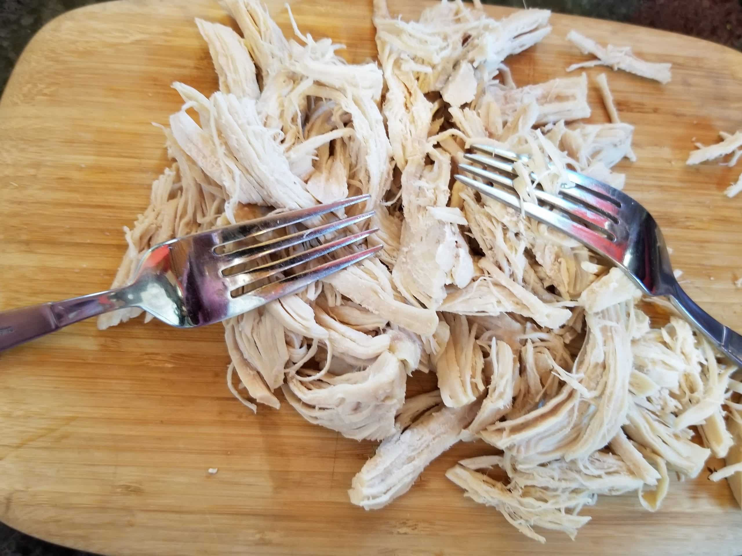 shred chicken