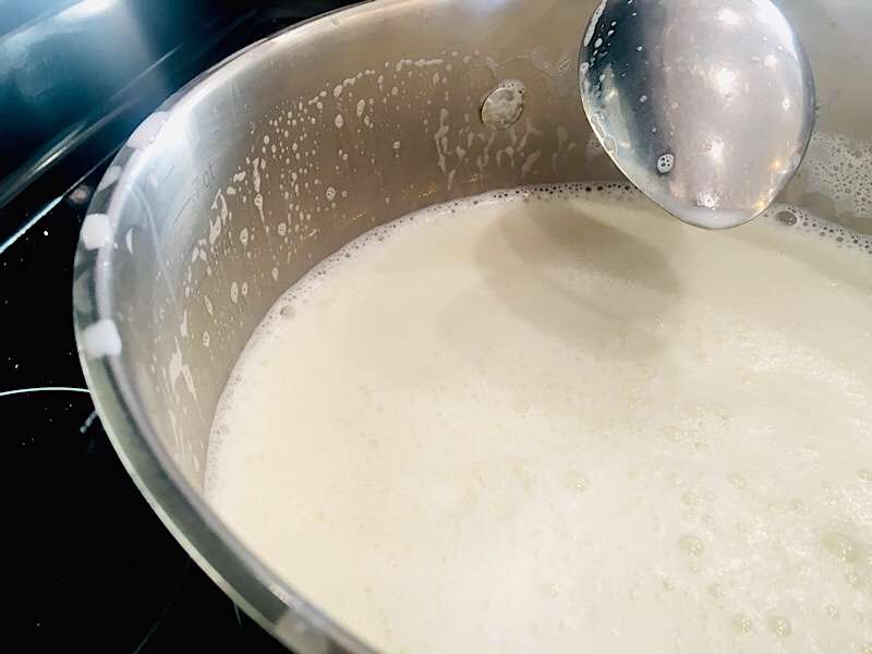 milk bubbles