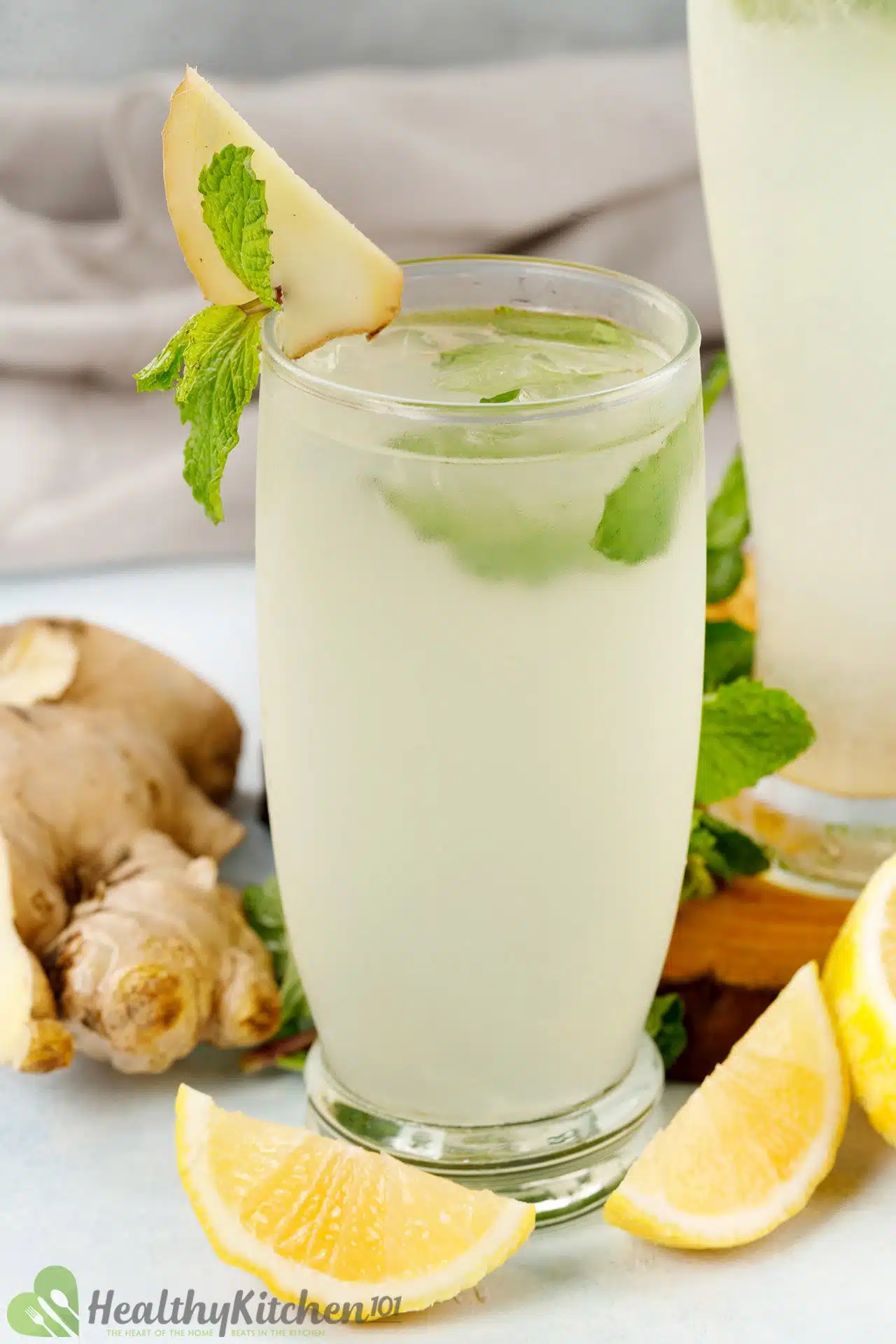 ginger lemonade non-alcoholic drink recipe