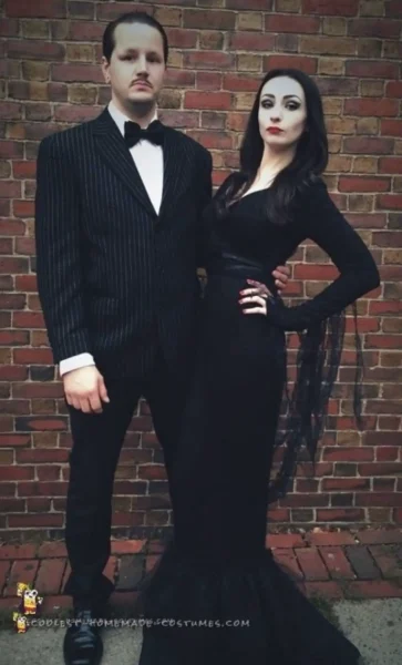 Morticia and Gomez Addams costumes