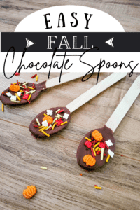 chocolate stirring spoons