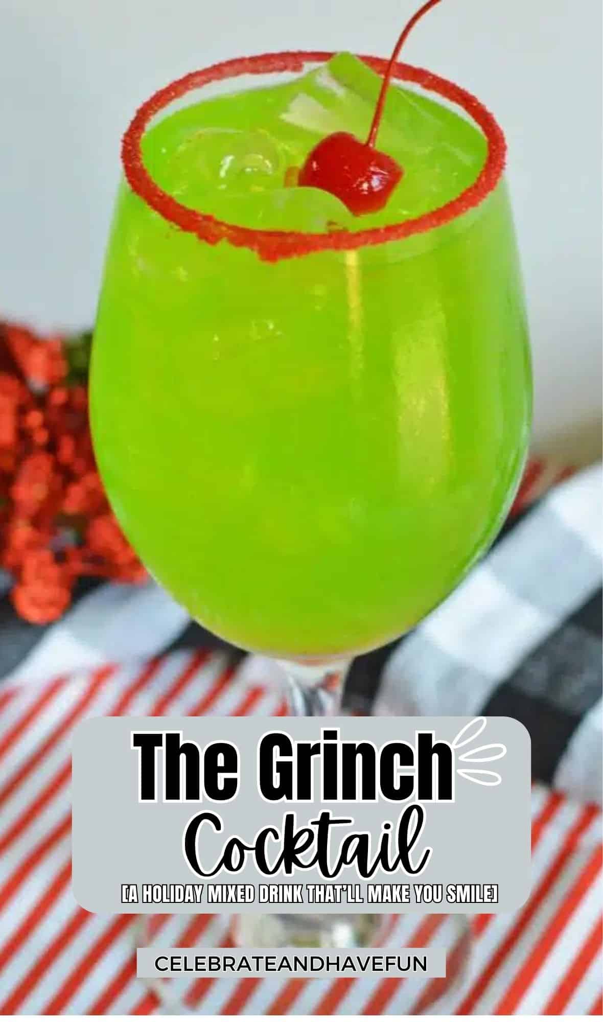 The Grinch Cocktail: A Holiday Mixed Drink That'll Make You Smile