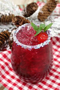 Sugar Plum Holiday Mixed Drink