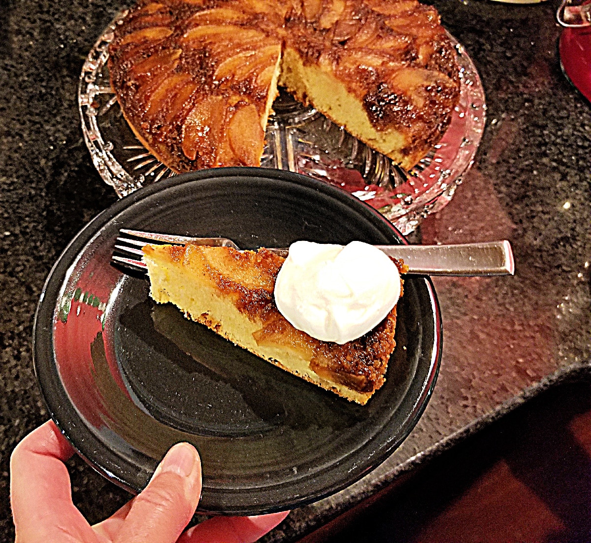 Apple and Pear Upside Down Cake Recipe