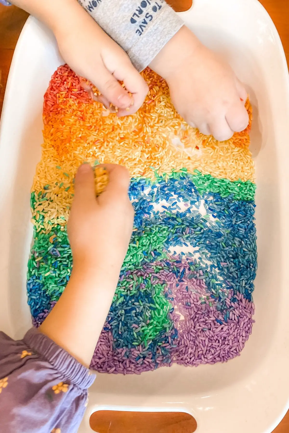 The Best Colored Rice with Food Coloring