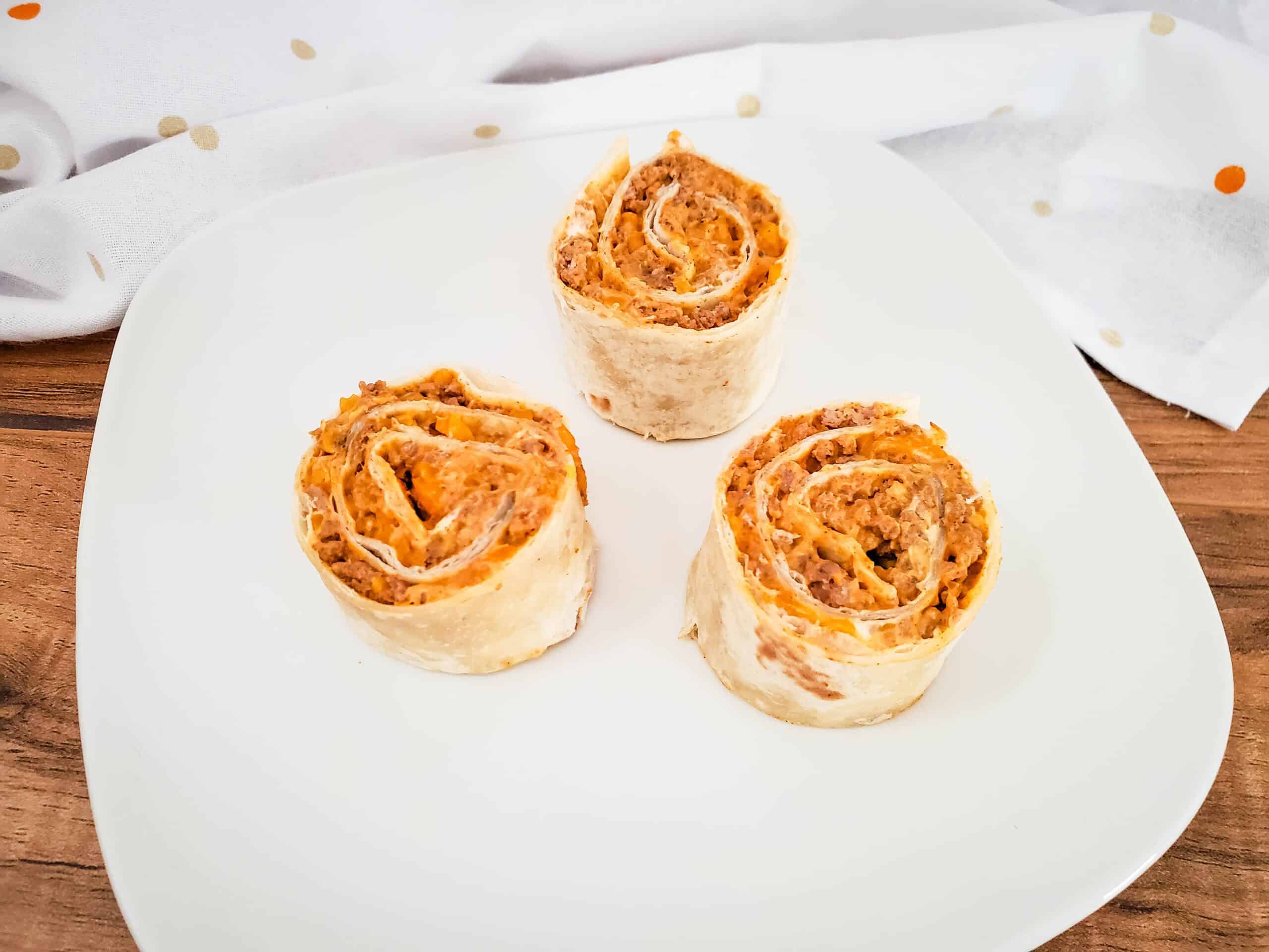 Cheesy Taco Pinwheels ~ Perfect Game Day Snack
