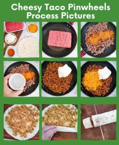pinwheel wrap process pictures