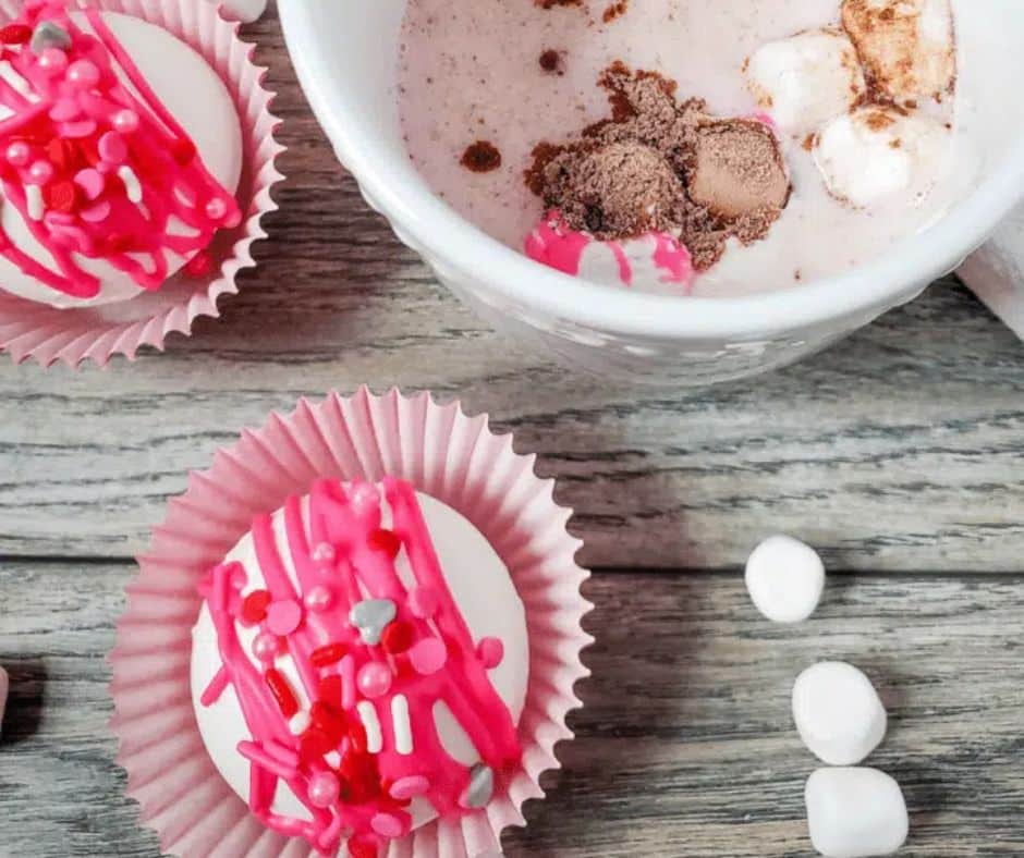 Valentine’s Day Hot Chocolate Bombs DIY Recipe