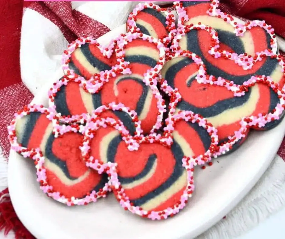 Mickey Mouse Tie Dye Valentine Cookies