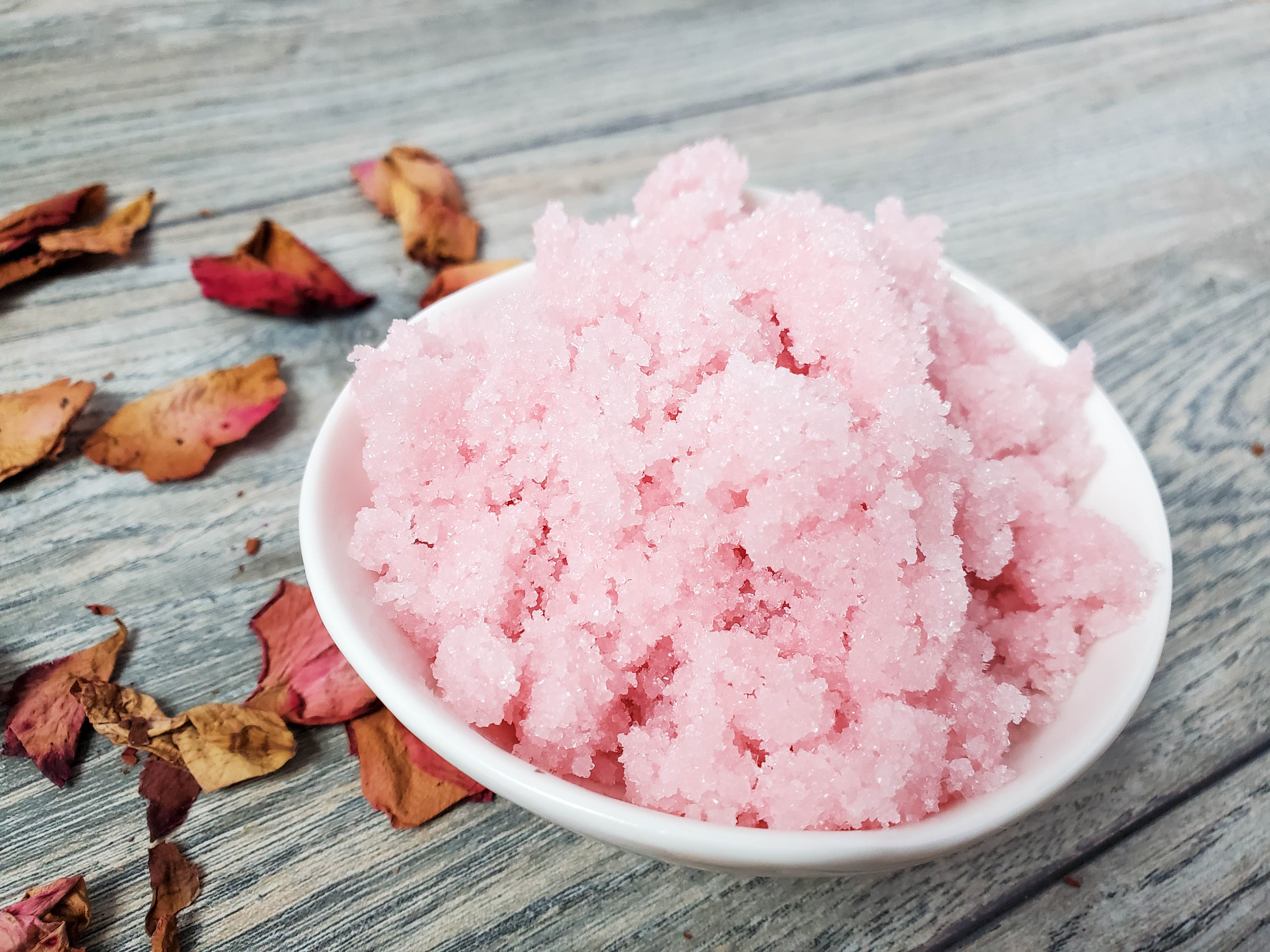 homemade sugar scrub