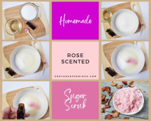 Homemade Sugar Scrub process