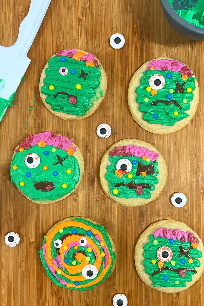 Easy Halloween Zombie Sugar Cookie Recipe 