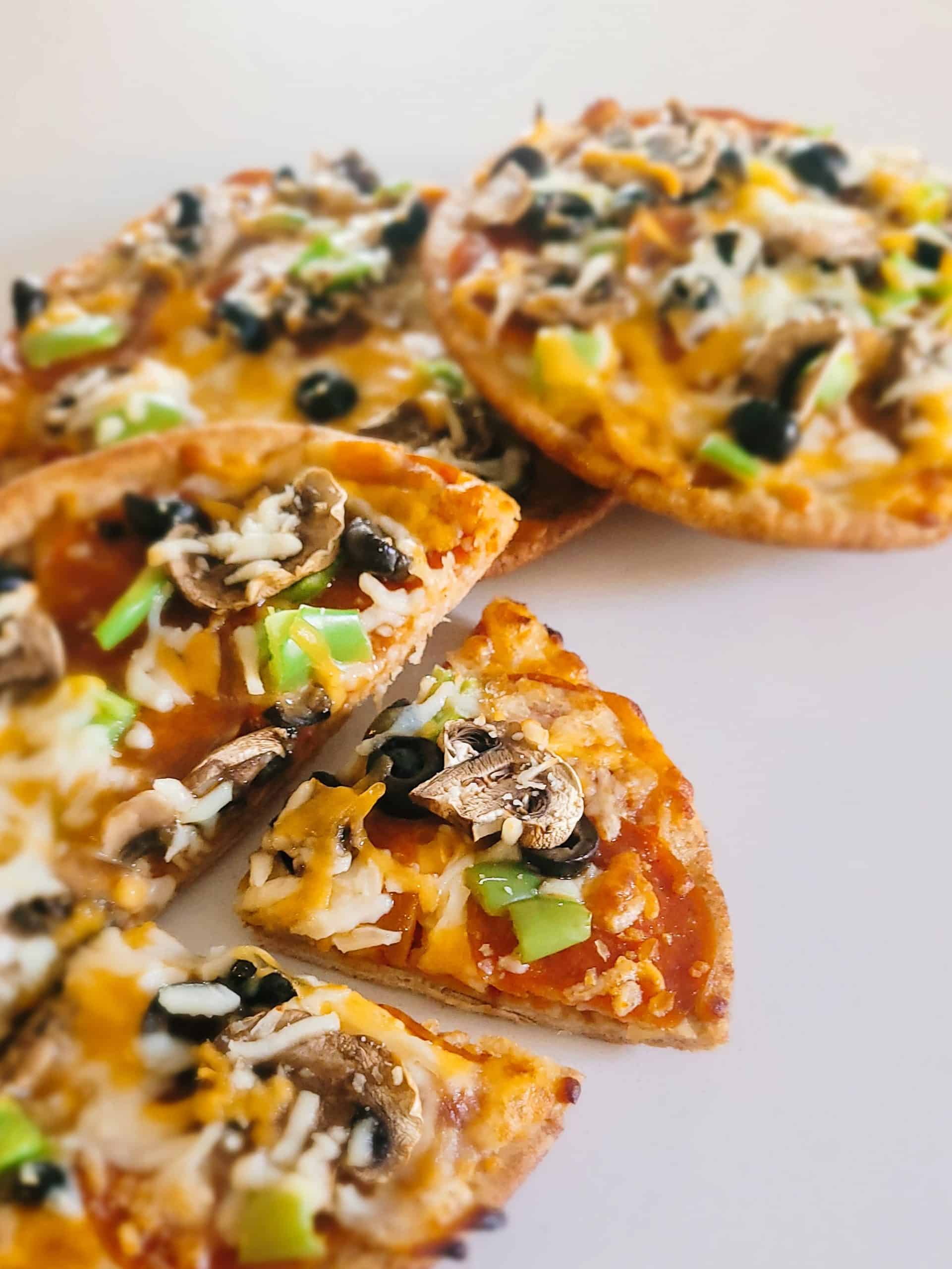 Fast and Easy Pita Pizza Recipe Made in the Air Fryer or Oven