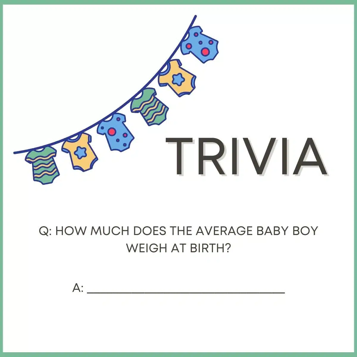 baby shower trivia questions